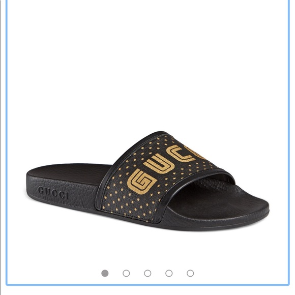 Gucci Shoes - SOLD Gucci slide Pursuit Guccy slide NWT